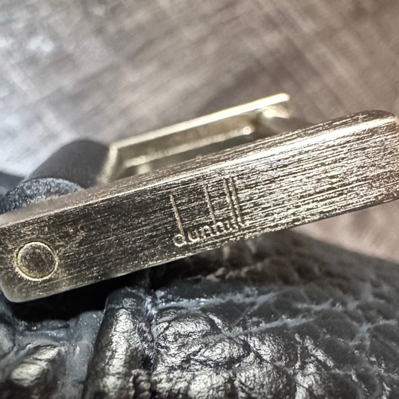 Dunhill pebbled Black Leather Men's Duffle Bag - Picture 16 of 16